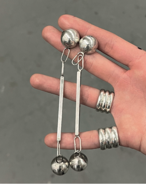 Orb earrings
