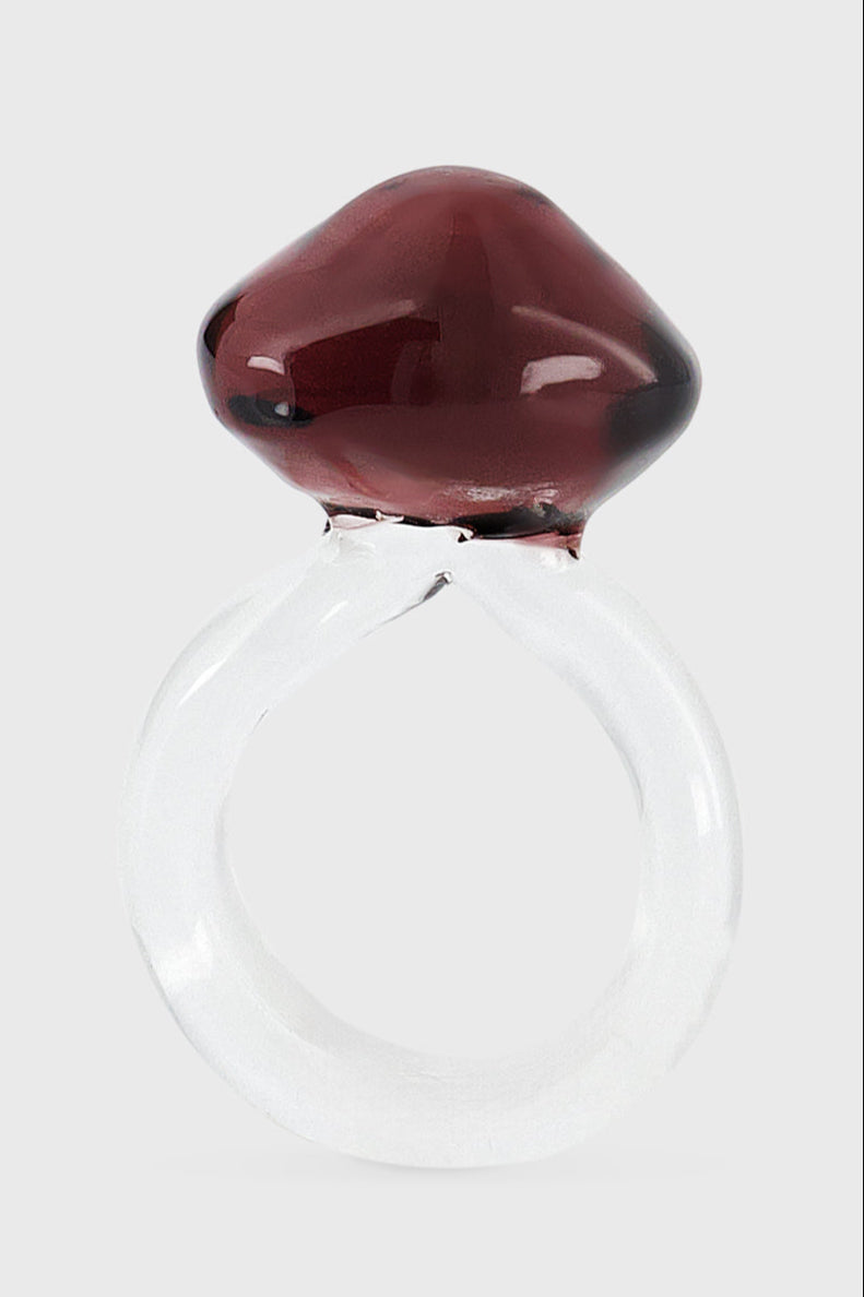 Small Model Prima Ring - RHODOLITE