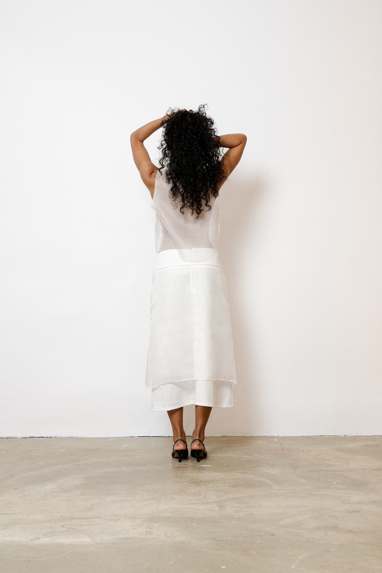 Shadow Orange Skirt