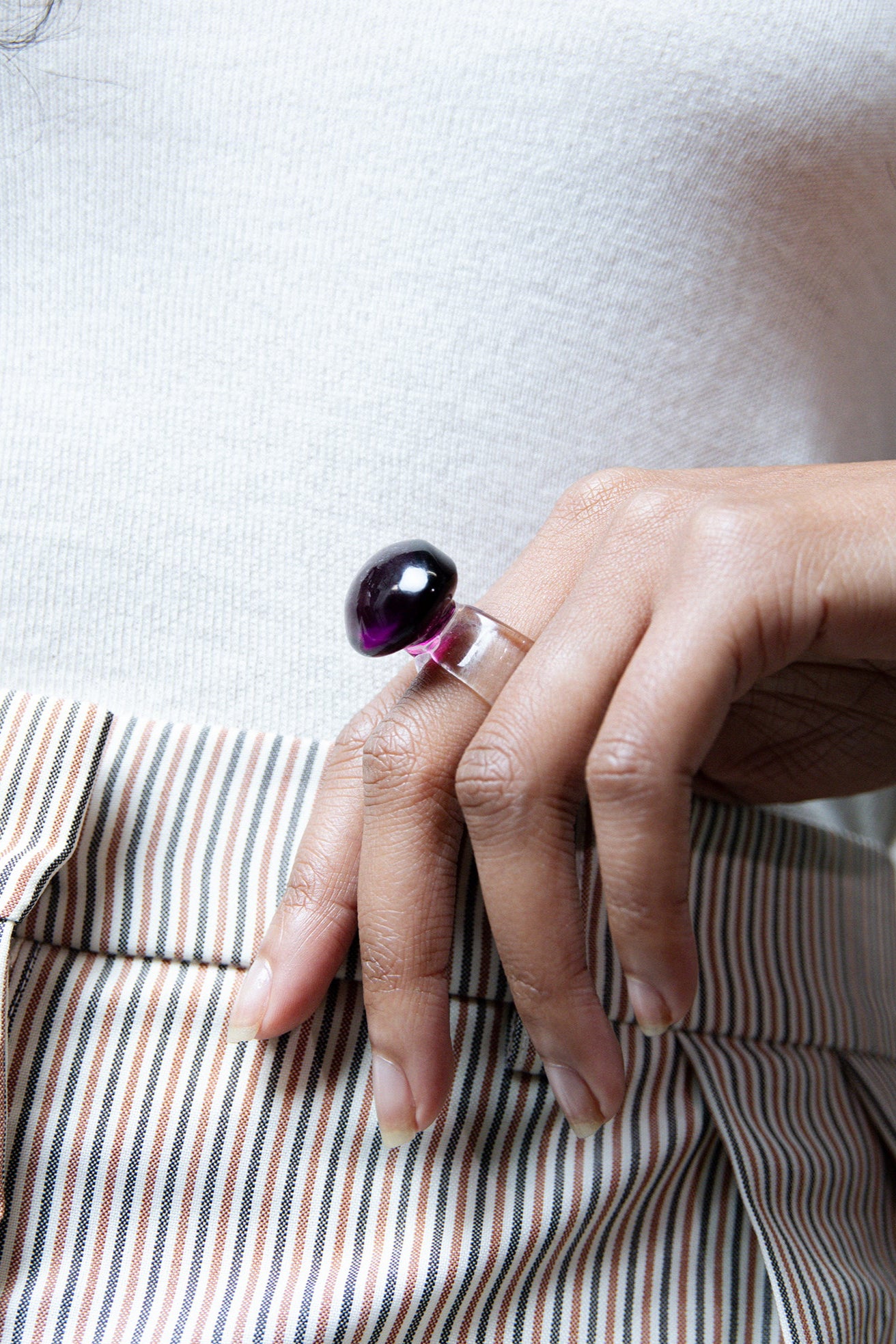 Big Model Prima Ring - RHODOLITE