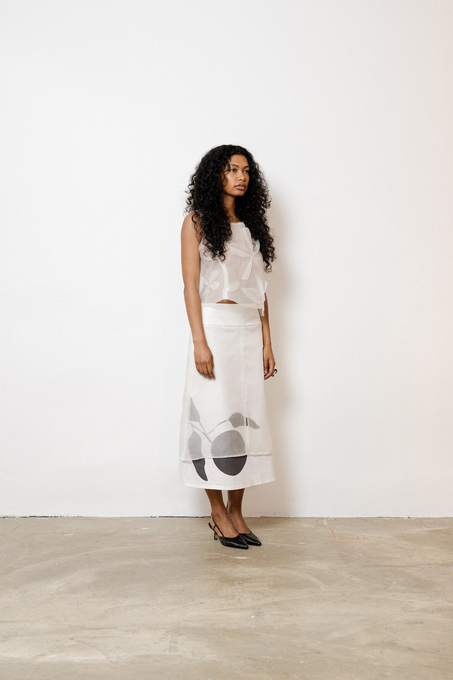 Shadow Orange Skirt