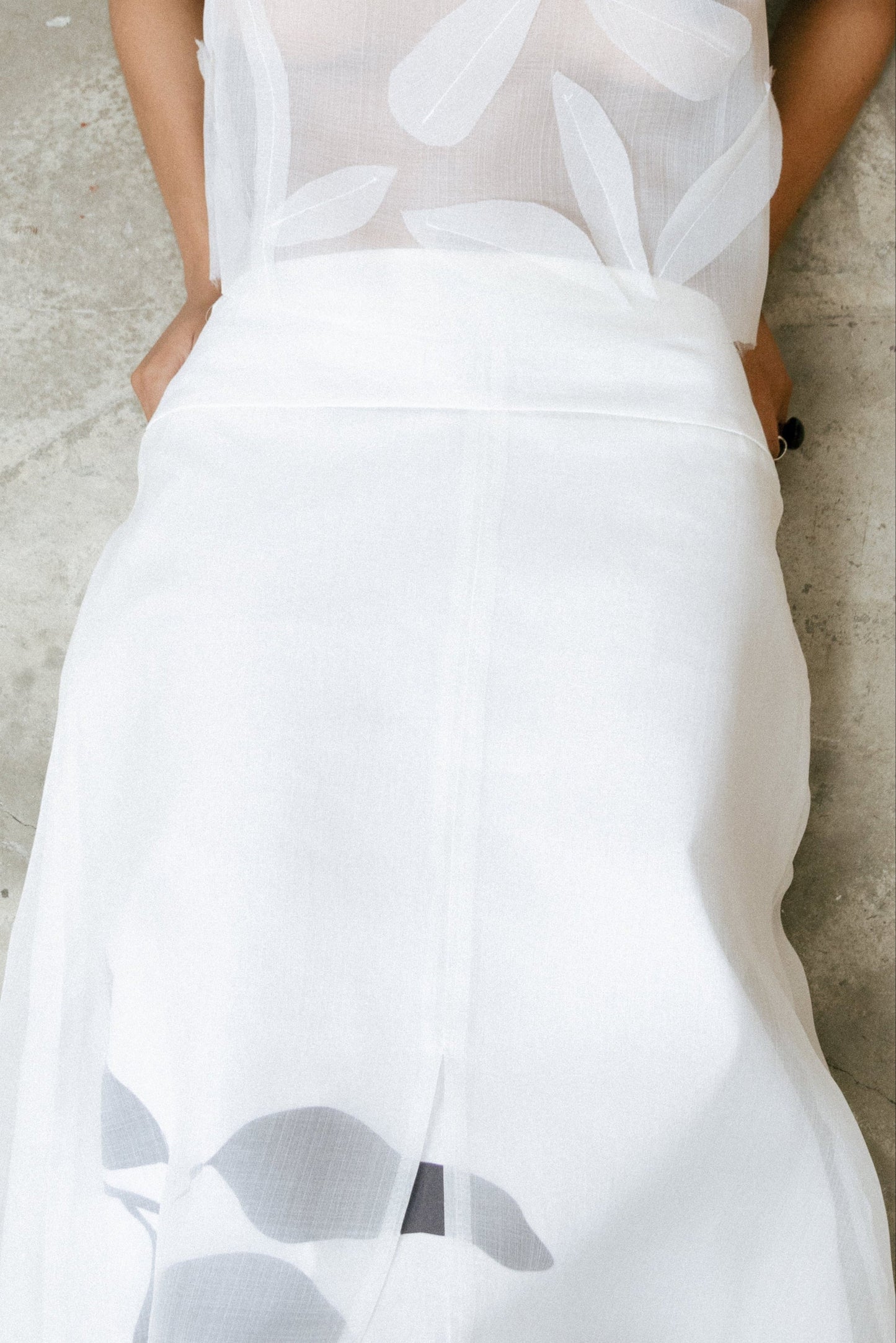 Shadow Orange Skirt