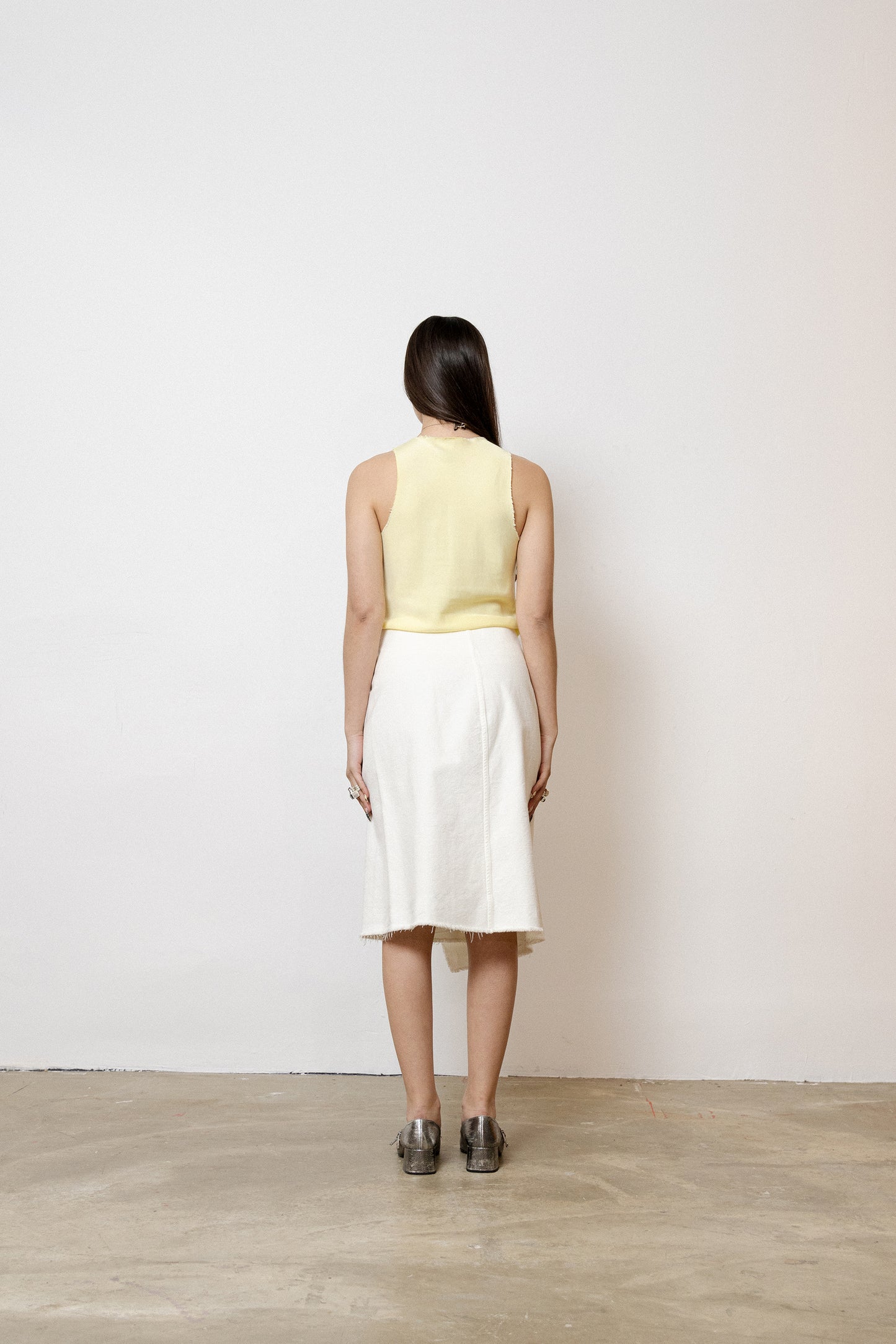 Yellow Lyocell Top