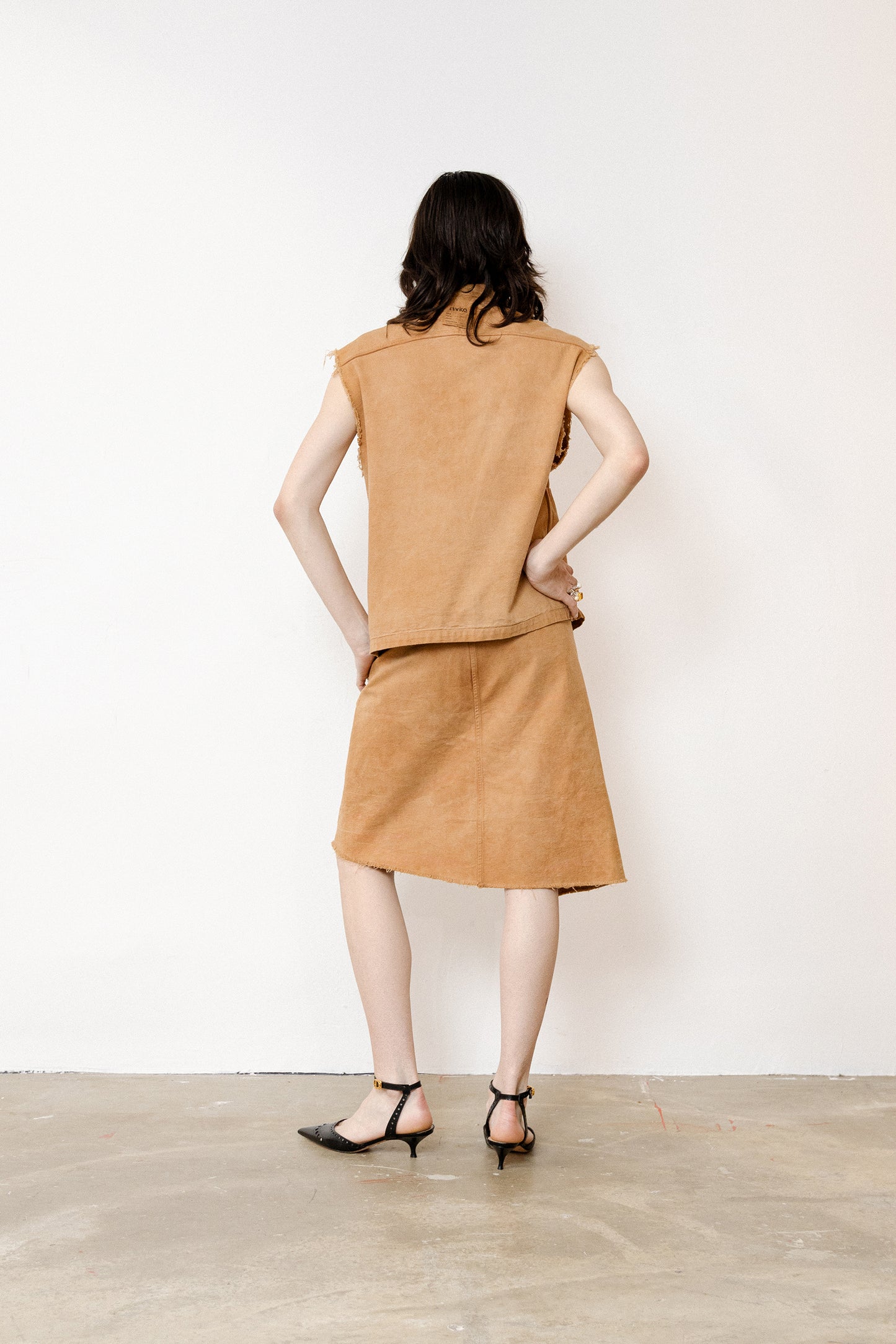 Brown Cotton Canvas Jacket
