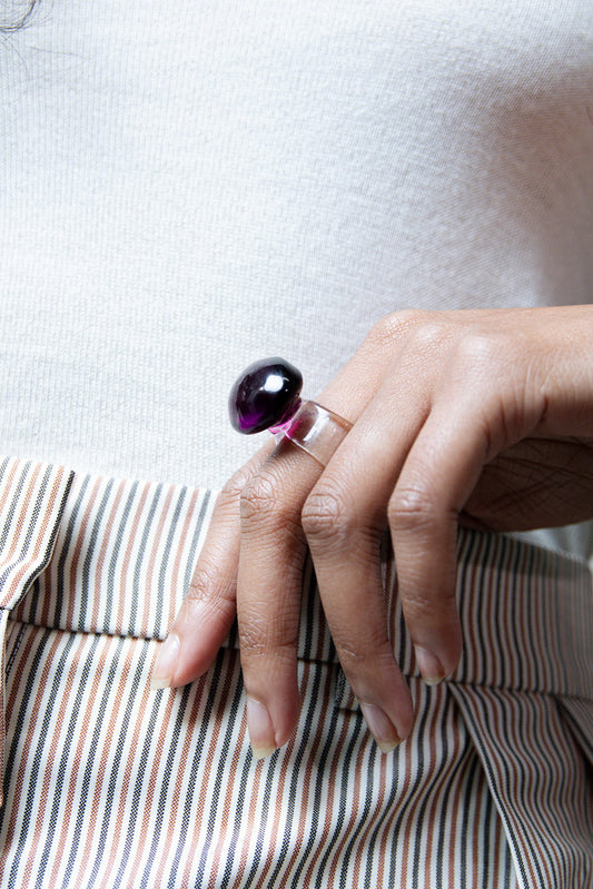 Big Model Prima Ring - RHODOLITE